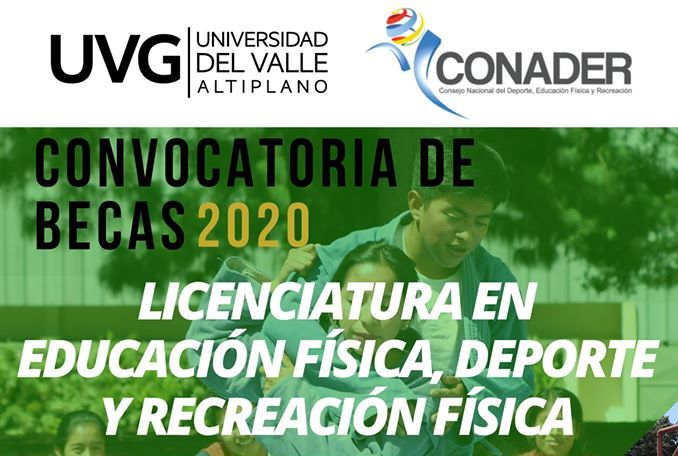 Guatemala Becas Conader Licenciatura En EducaciÓn FÍsica Deporte Y